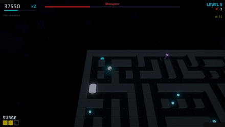 Disruptor boss with teleport effects